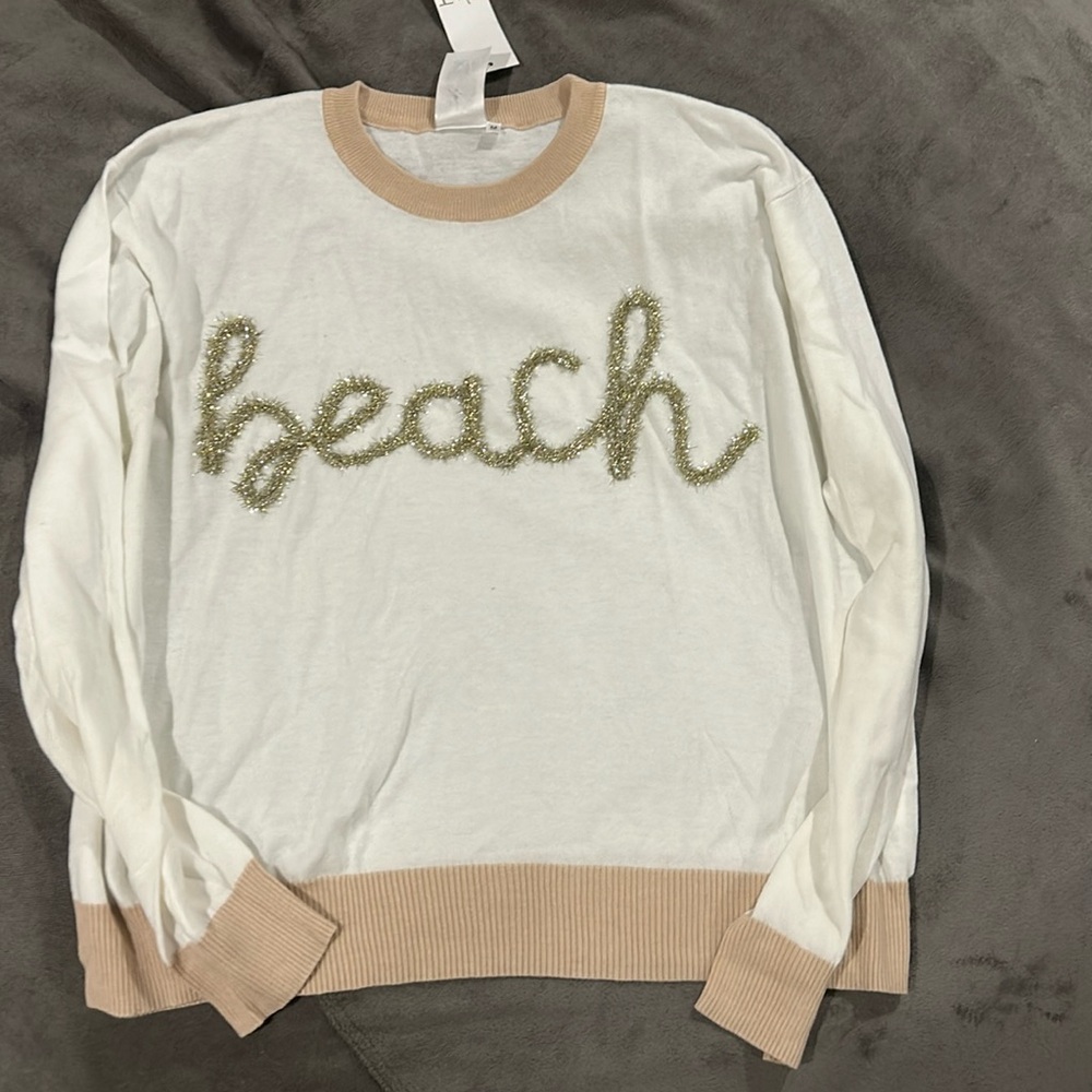 Queen of Sparkles Beach Sweater